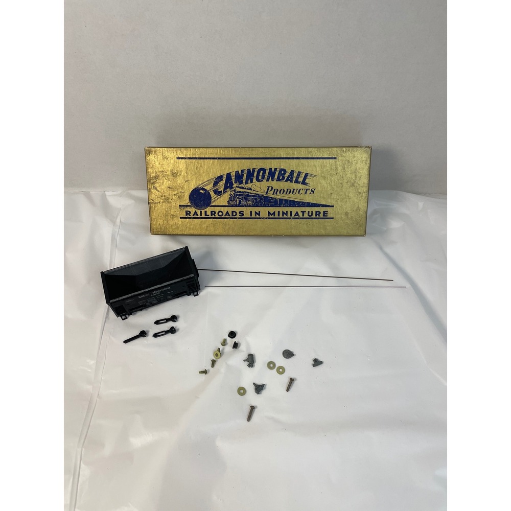 Vintage Cannonball Products O Scale Ore Car Kit Great Northern Hopper Boxed
